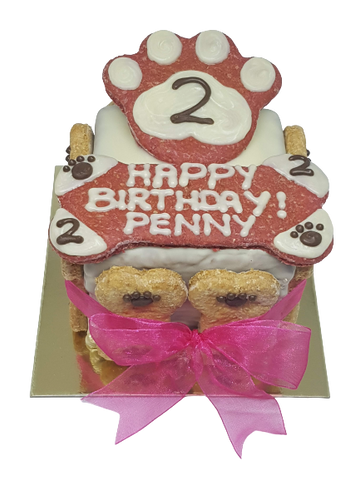 Dog Birthday Cake - Penny Design ADELAIDE PICK UP ONLY