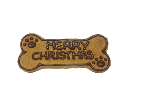 Merry Christmas Bone - Peanut Butter