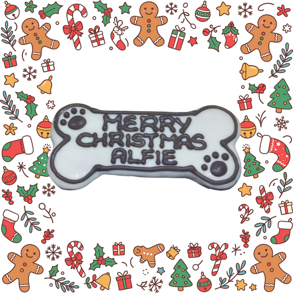 Personalised Merry Christmas Bone