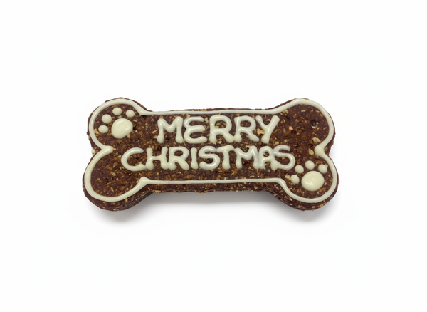 Clean Merry Christmas Bone Carob Product Shot