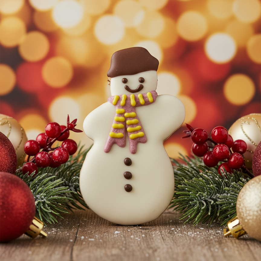 Festive Snowman Dog Treat