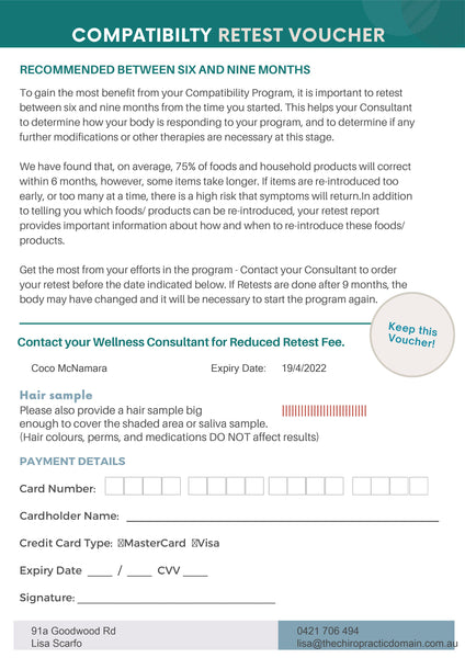 Hair Sample Compatibility Test for Dogs