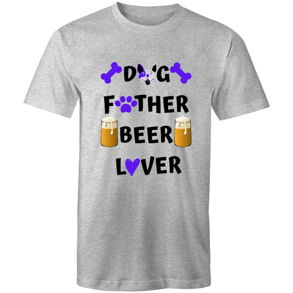 DOG FATHER BEER LOVER - Mens T-Shirt - 14 COLOURS