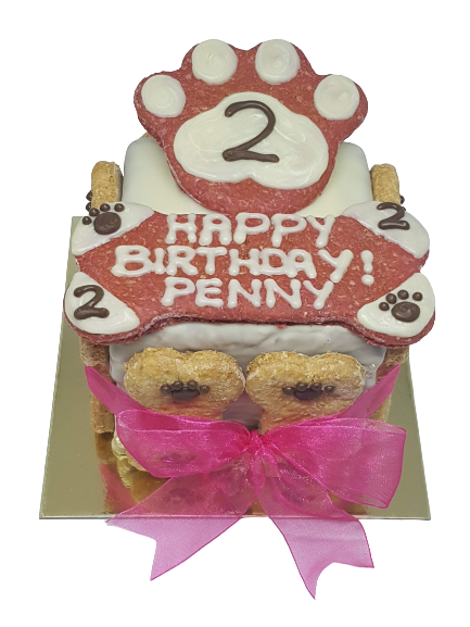 Dog Birthday Cake - Penny Design ADELAIDE PICK UP ONLY