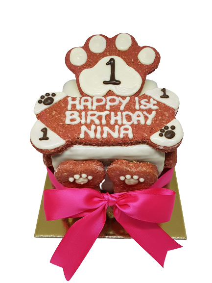 Dog Birthday Cake - Nina Design ADELAIDE PICK UP ONLY