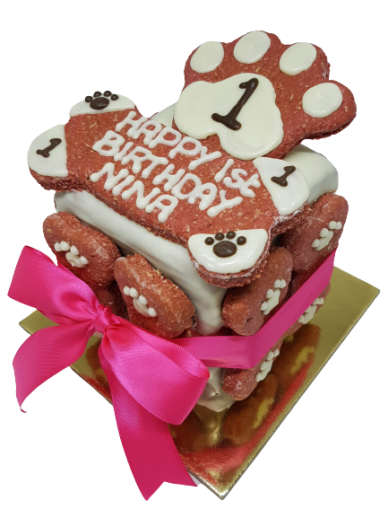 Dog Birthday Cake - Nina Design ADELAIDE PICK UP ONLY