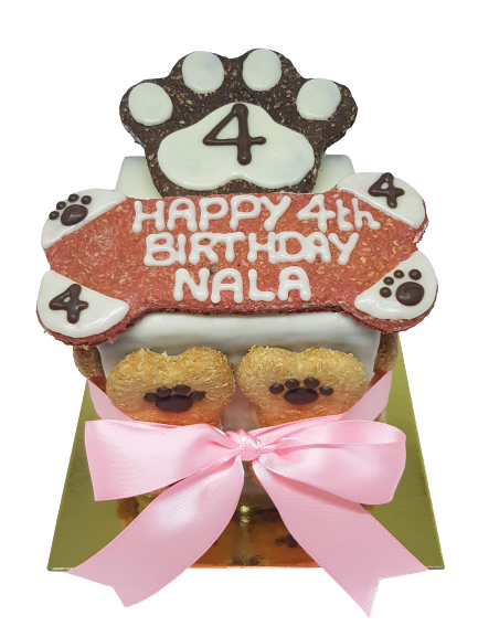 Dog Birthday Cake - Nala Design ADELAIDE PICK UP ONLY