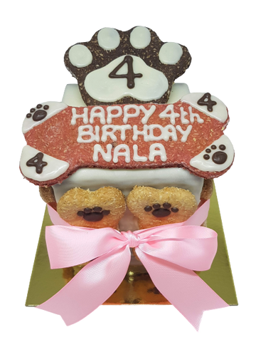 Dog Birthday Cake - Nala Design ADELAIDE PICK UP ONLY