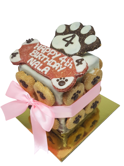 Dog Birthday Cake - Nala Design ADELAIDE PICK UP ONLY
