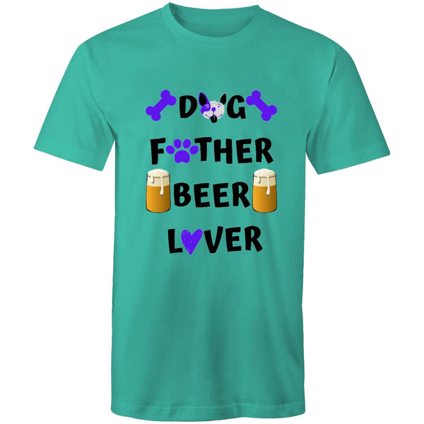 DOG FATHER BEER LOVER - Mens T-Shirt - 14 COLOURS