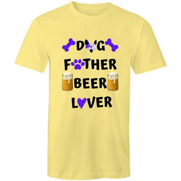 DOG FATHER BEER LOVER - Mens T-Shirt - 14 COLOURS