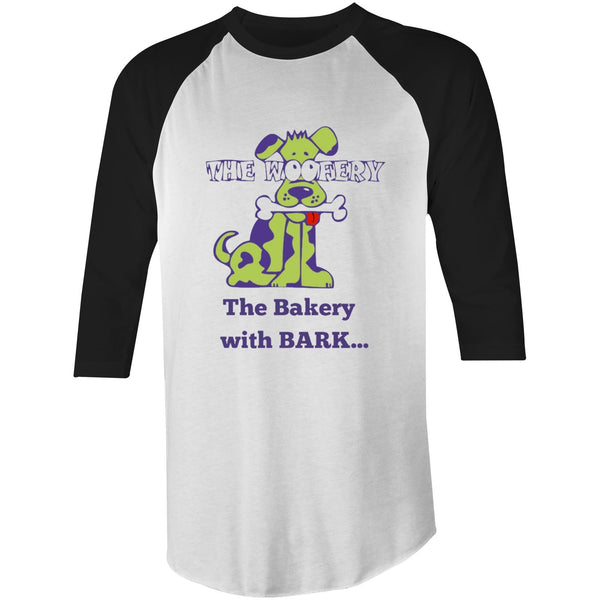 THE WOOFERY - 3/4 Sleeve T-Shirt