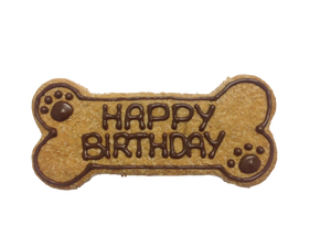 Birthday Bow Wow Bone - Peanut Butter