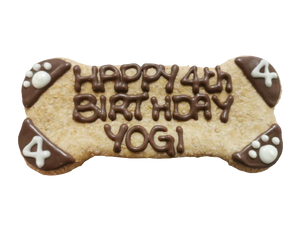 Personalised Birthday Bone Biscuit