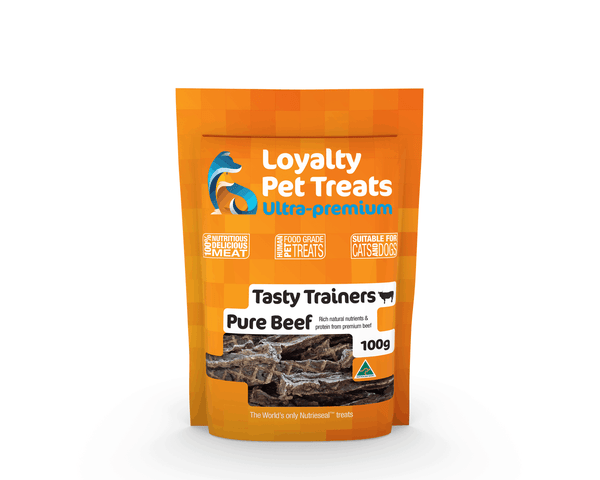 Tasty Trainers Pure Beef 100gm - Loyalty Pet Treats
