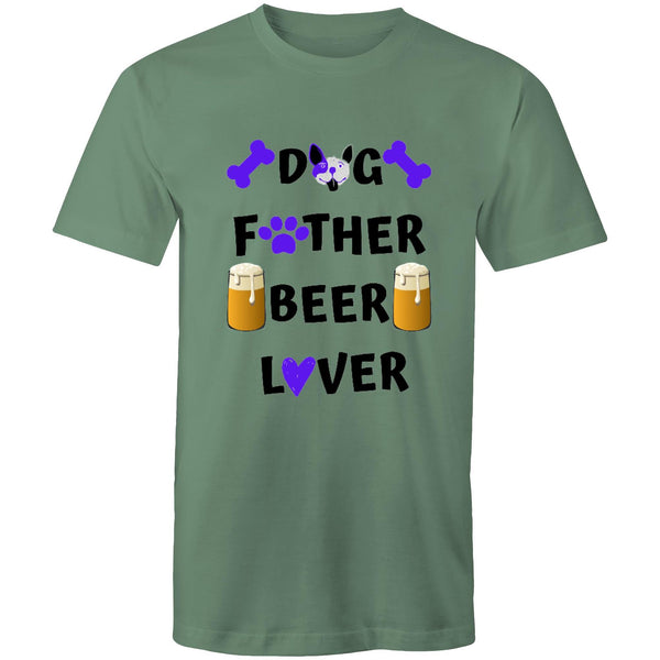 DOG FATHER BEER LOVER - Mens T-Shirt - 14 COLOURS